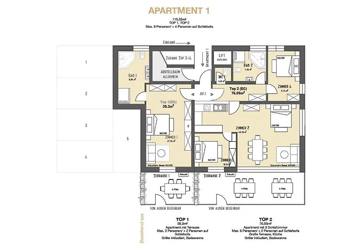 Luxury Monte Carlo Апарт-отель Пёрчах-ам-Вёртерзе